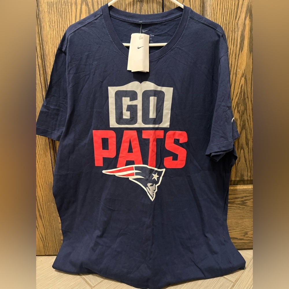 Nike Navy Tee with White Swoosh